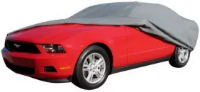 Rampage Products 689738928611 Easyfit Car Cover For 16ft 1 Inch - 17ft Vehicles 4-layer Lock &