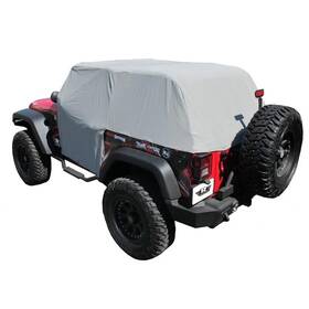 Rampage Ram1163 1163 Fits 2007-2018 Jeep Wrangler Jk Cab Cover With Door Flaps - Grey