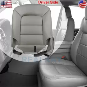 Realray 710422245841 For 2003-2006 Ford Expedition Xlt Front Driver Side Bottom Seat Cover Med Gray
