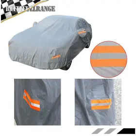 Rr1002510 Refitfullrange Breathable Anti Uv Gray Car Cover Waterproof All Weather Protection Yxl Peva