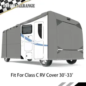 Rr2554356 Refitfullrange Water-proof Anti-uv With 2pcs Straps And 4 Tire Covers Rv Cover 30ft-43ft Class A