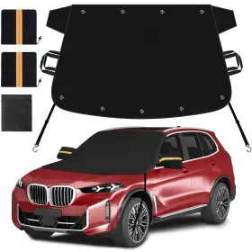Car-001-1 Roberly Car Windshield Cover For Ice And Snow 600d With Mini Magne