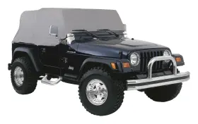 Rt Offroad 848399083149 Off-road Cc10009 Water Resistant Gray Cab Cover For 1976-86 Jeep Cj-7