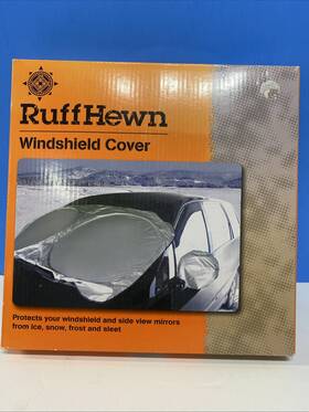 Ruffhewn Rh4fu210g Windshield Cover Protects Windshield/mirrors From Ice/snow New In Box