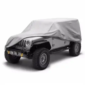 13318.1 Rugged Ridge Weather Lite Vinyl Grey Cab Cover For Jeep Wrangler Jk Jl 4-door