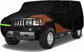14356768 Sapubk Waterproof Car Cover Compatible With Hummer 2002-2009 H2 300d All Weather Cl