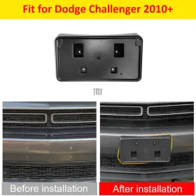 Bap2024ou2539 Savadicar Front License Plate Protector Holder Bracket Stand For Dodge Challenger 10-23