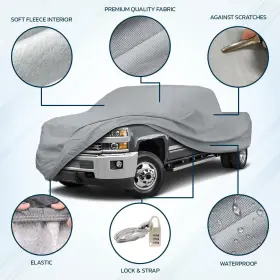 03-peva-3 Seal Skin Covers Ford F-150 100% Waterproof Truck Cover 6 Layer Outdoor 225 Inch - 231