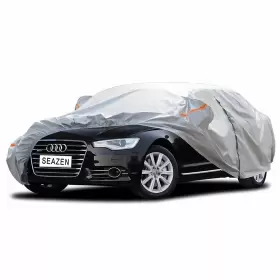 Seazen 682604376707 Car Cover 6 Layers Waterproof Sedan With Zipper Door Snowpro