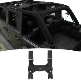 Shineka01702025123136 Shineka For Jeep Wrangler Jl 2018 4-door Rear Roll Bar Cover Protect Padding Guard Kit