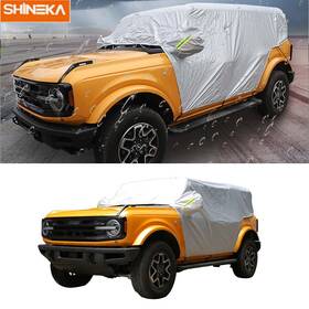 Shineka Shineka25061101 Waterproof Full Car Cover Sun Dust Rain Protector For Ford Bronco 2021-25 4door