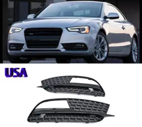 8t0807681h Sicily Adapter For Audi A5 2012-2016 R L Front Lower Bumper Grill Fog Light Cover