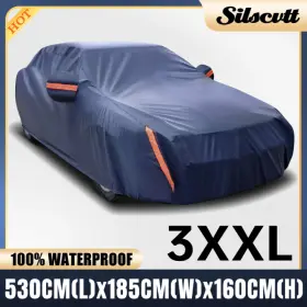 906695 Silscvtt Breathable Waterproof Car Cover Sun Uv Rain Dust For 3m 3l 3xl 3xxl Yxl A5 A7