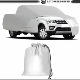 Al1088130lv Silscvtt Resistant Rain Ice And Snow Proof Polyester Silver Truck Cover Universal