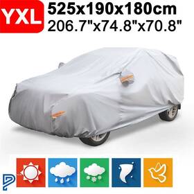 Silscvtt Po266625lt Full Car Cover Waterproof Outdoor Yxl All Weather Protection Suv Breathable