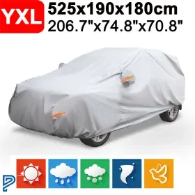 Po266625lt Silscvtt Full Car Cover Waterproof Outdoor Yxl All Weather Protection Suv Breathable