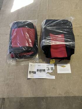 Smittybilt 471630 Neoprene Seat Covers Black/red Front/rear Wrangler Jk 13-15