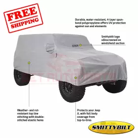 Smittybilt 656035621620 Full Climate Cover 2018-2019 For Jeep Wrangler