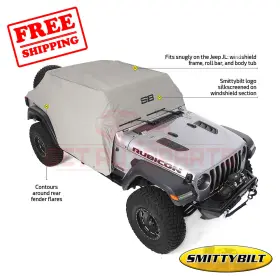 Smittybilt 656035621637 Cab Cover With Door Flaps 2018-2019 For Jeep Wrangler