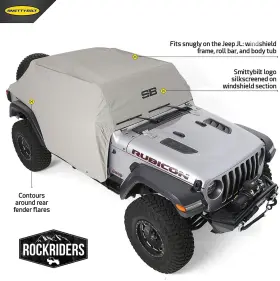 1071 Smittybilt 6568 2018-2024 Wrangler Jl Water Resistant Cab Cover And Door Flap