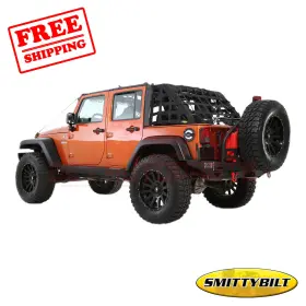 C-res2 Smittybilt 743593031517 Exterior Cargo Net Nylon For Jeep Wrangler 07-16