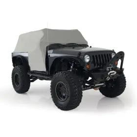 Mlx-smb1061-cl360a50 Smittybilt For Jeep Cherokee 1992-2001 Cab Cover Gray With Door Flaps Water-resistant