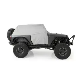 Mlx-smb1068-cl360a50 Smittybilt For Jeep Wrangler Jk 2007-2018 Cab Cover Gray With Door Flaps Water-resistant