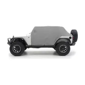 Mlx-smb1069-cl360a50 Smittybilt For Jeep Wrangler Jk 2007-2018 Cab Cover Gray Water-resistant With Door Flaps