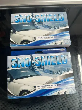 31569 Snow Shield New 2-pack Lot Sno Ice Frost Auto Vehicle Windshield Protector