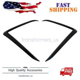 Soillar W2.qrlb01.l Fit 2025 26 Tesla Model Y Juniper Black Front Bumper Fog Lamp Wind Knife Spoiler