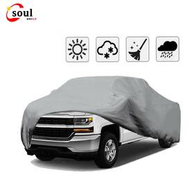 Soulshelf Ss265374 For Pickup Truck Cover Outdoor Breathable Waterproof Sun Uv Rain Dust Protection