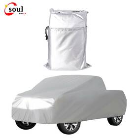 Soulshelf Ss265420 For Car Rain Sun Protection Truck Silver New Cover Waterproof All Weather