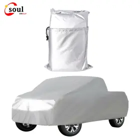 Ss265420 Soulshelf For Car Rain Sun Protection Truck Silver New Cover Waterproof All Weather