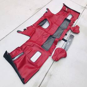 Speed Lingerie C6-gs Corvette Coupe Grand Sport Crystal Red Bra And Mirror Covers