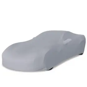 37176406 Sr1 Performance 2006-2013 Chevy Corvette C6 Satin Stretch Silver Indoor Car Cover