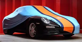 44-glf-06-7-print Star Cover Custom Indoor Car For Porsche 911 Tailored Gulf Racing Design 991 992