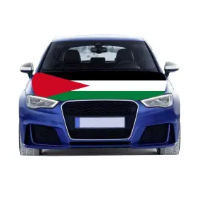 Sumayin001 Sumayin 767587424901 Palestine Flags Car Hood Cover 3.3x5ft/6x7ft 100 Percent Polyesterengine Flag