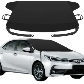 Sunny Color 725983996118 Windproof Windshield Cover For Ice And Snow Upgraded Thicken Oxford Fabric C