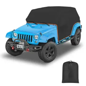 Jk1342-4 Suparee Cab Cover Fits 2007-2023 Jeep Wrangler Jk Jku Jl Jlu 4 Door Mirror To