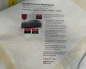 Supreme Shield 6l991264856 Gold 5l - Car Cover For Lexus Es300 2002 Sedan 4-door