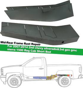 Suvwinner Suvc1664/c2232/c2233 Mid-rear/center Frame Repair For 07-14 Silverado/sierra 1500reg Cab Long/short B