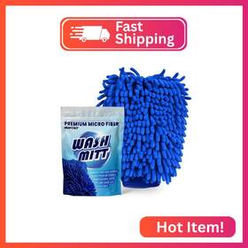 Swiftjet Swiftjetmitt01a Ultra Plush Microfiber Car Wash Mitt - Scratch-free Lint-free Extra Absorbent