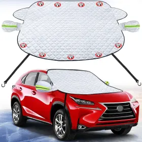 Tanyaxue 607609088479 Windshield Snow Cover With Magnetic Edges - Winter Frost Protector For Cars