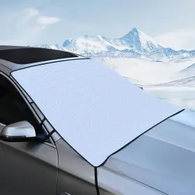 Tecoom 768834687445 Car Windshield Cover For Ice And Snow 4 Layers Hail Sun Rain Protecti