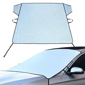 Tecoom 768834687452 Windshield Snow Ice Cover For Car Sedan Suv Winter Summer Front W