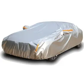 Hd3xxl Tecoom Heavy Duty Multiple Layers Car Cover All Weather Waterproof Windproof Reflect
