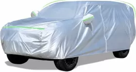 Lsc06-breathable Tecoom Yxl Silver Coated Heavy Duty Suv Cover 196-210 Inches - New In Box