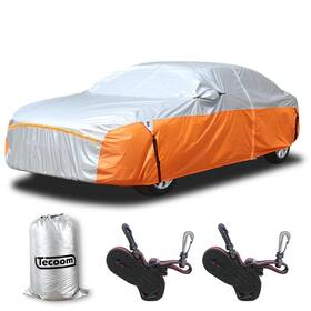 Tecoom Lsc3xxl Waterproof Car Cover For Automobiles All Weather Full Exterior Covers Fit Fo