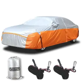 Lsc3xxl Tecoom Waterproof Car Cover For Automobiles All Weather Full Exterior Covers Fit Fo