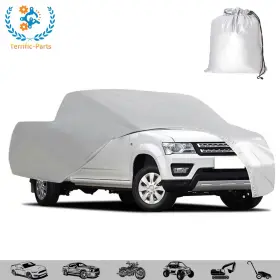 Tfp236570tp Terrific-parts For Car Rain Sun Protection Truck Silver New Cover Waterproof All Weather